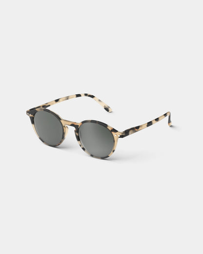 #D Shape Sunglasses in Light Tortoise