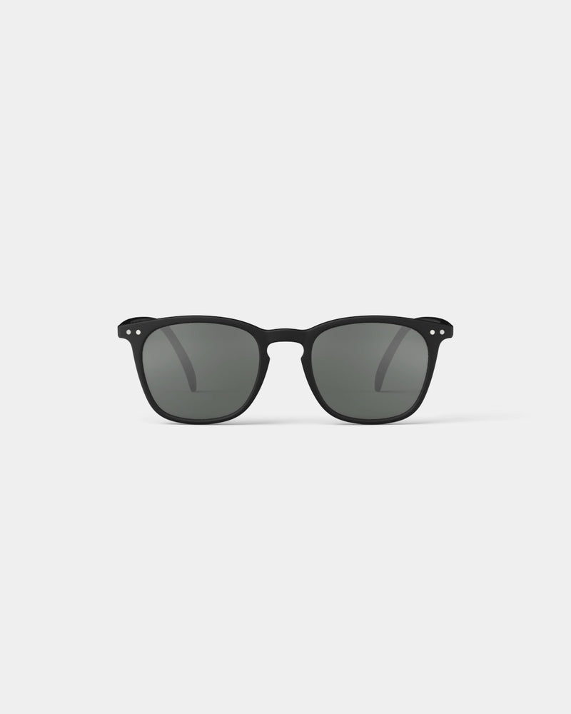 #E Shape Sunglasses in Black