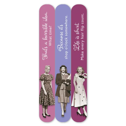 Hair Flip Emery Board Set