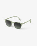 #E Shape Sunglasses in Dyed Green