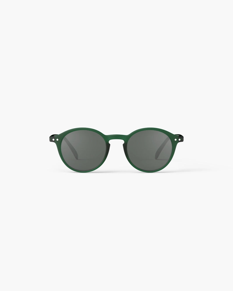 #D Shape Sunglasses in Green/Grey Lenses