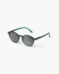 #D Shape Sunglasses in Green/Grey Lenses