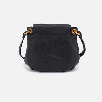 Fern Zip-Flap Crossbody in Black