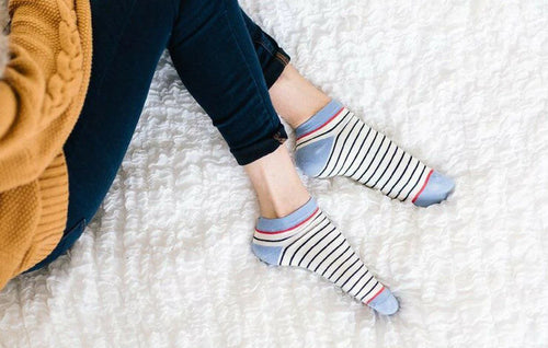 Ankle Socks in French Stripe