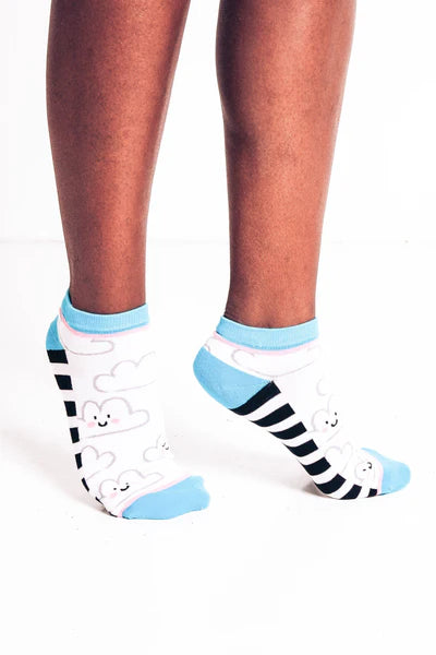 Ankle Socks in Happy Clouds