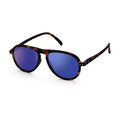 #I Shape Sunglasses in Tortoise/Blue Mirror