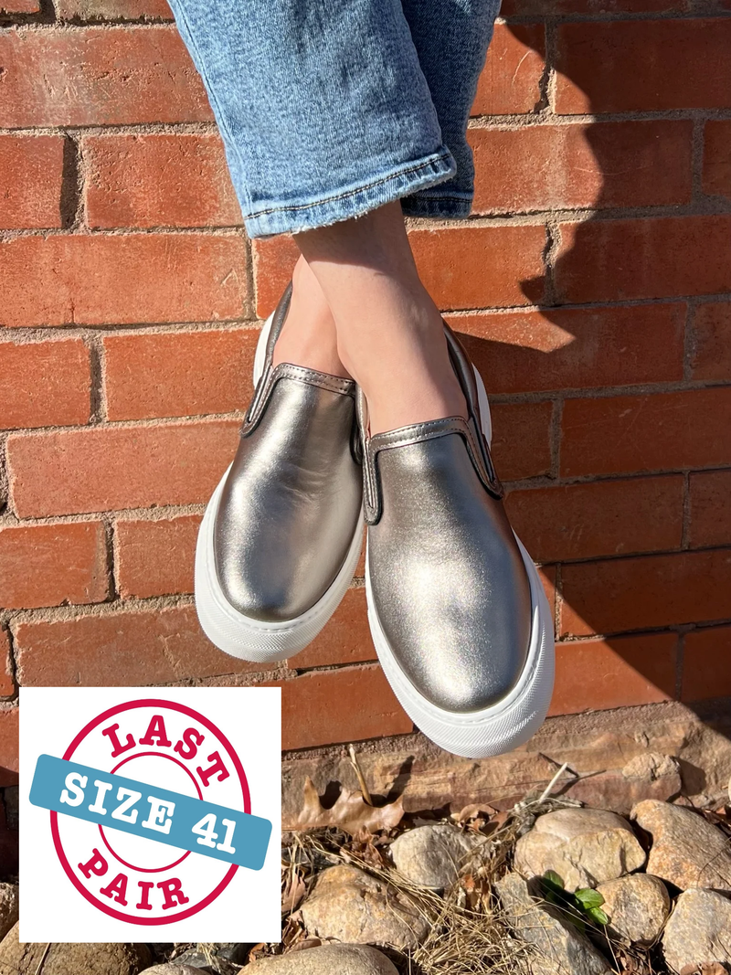 Loafer Sneak in Pewter