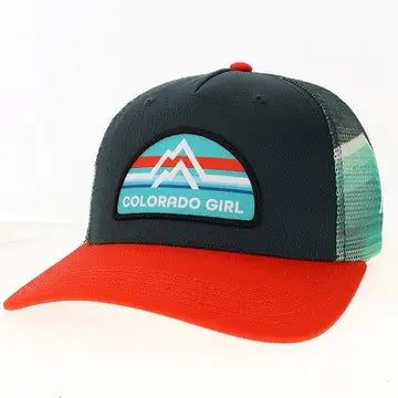 Patterned Mesh Trucker in Mountain Life