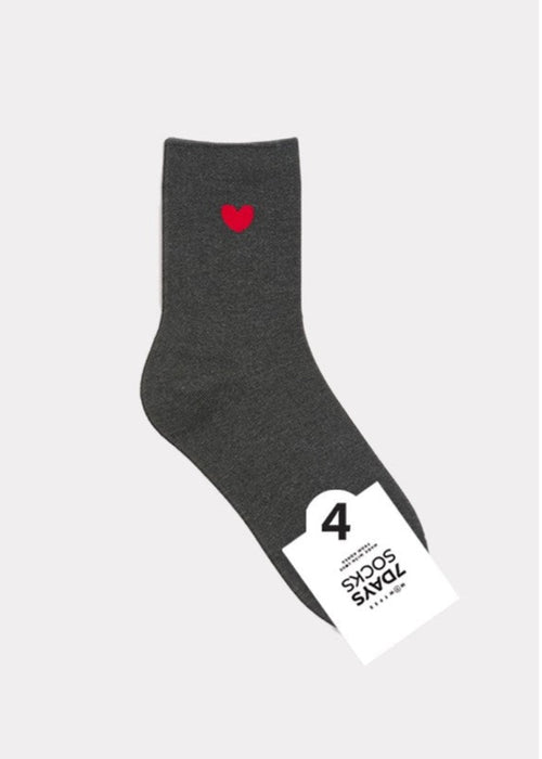 Classic Heart in Grey