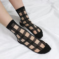 Checkered Lace in Black