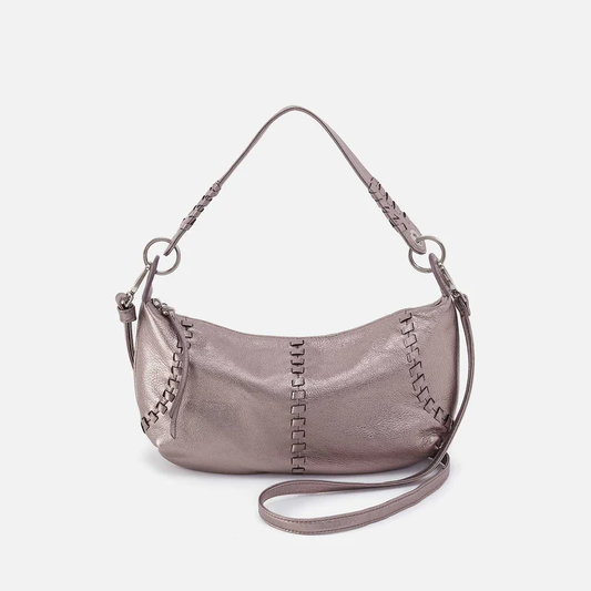 Opal Mini Shoulder Bag in Pewter Spur