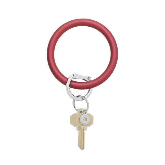 Big O Silicone Key Ring in Wino Pearlized
