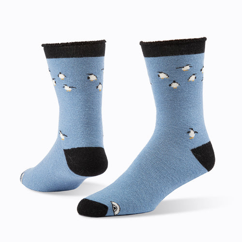 Snuggle Socks in Penguin Blue