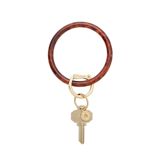 Big O Resin Key Ring in Tortoise