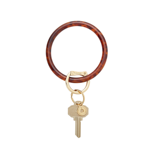 Big O Resin Key Ring in Tortoise