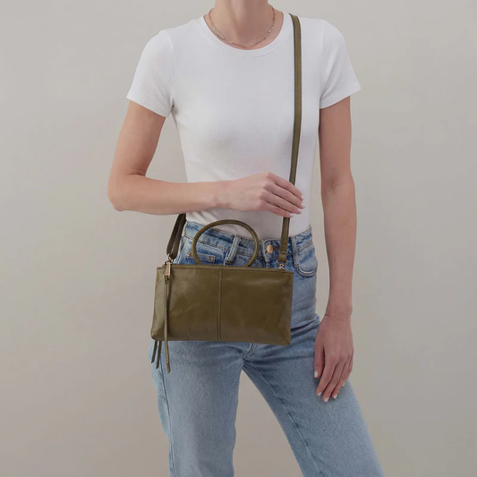 Sable Crossbody in Olive Veil