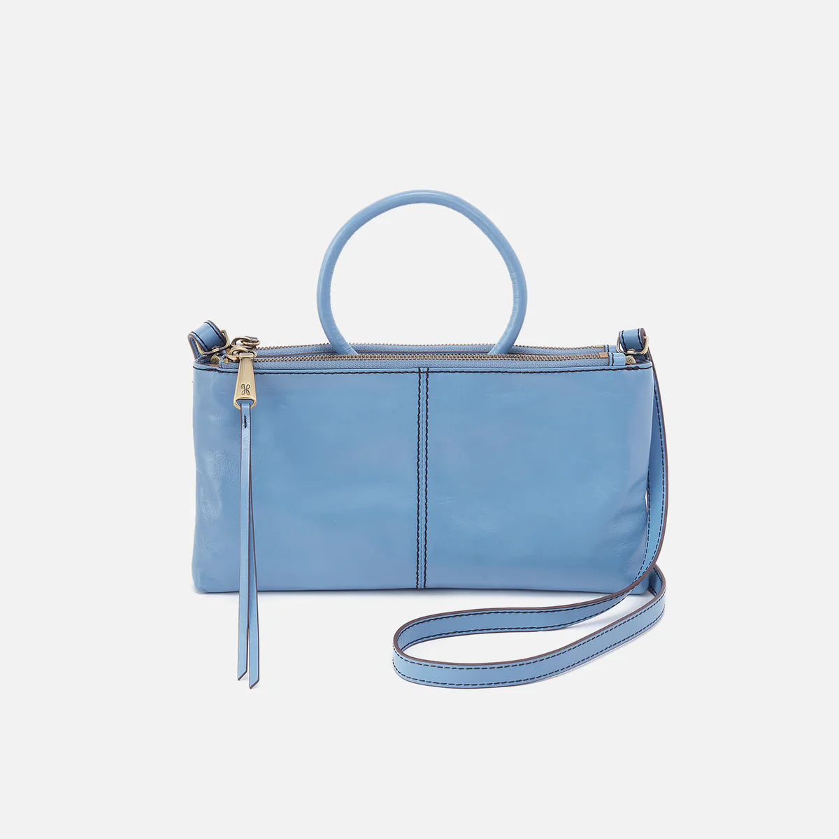 Sable Crossbody in Faded Denim