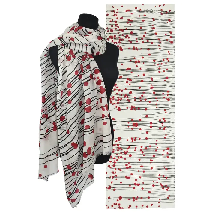 Sakura in White/Red/Black