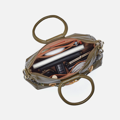 Sheila Satchel in Olive Veil