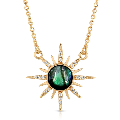 Abalone Starburst Necklace