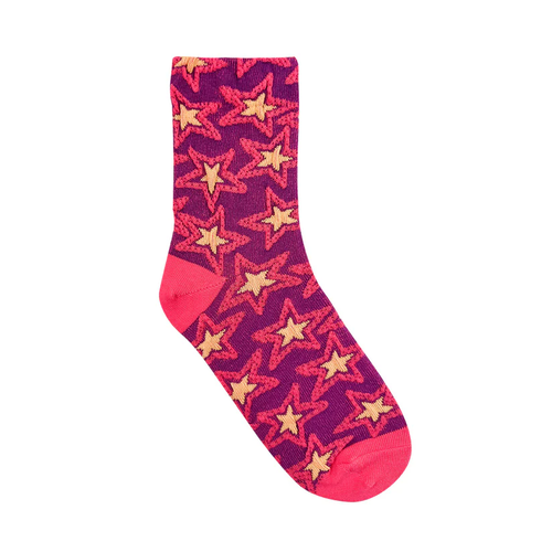 Embossed Stars in Pink