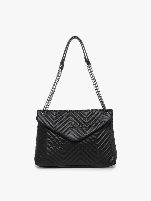 Stelle Puffer in Black