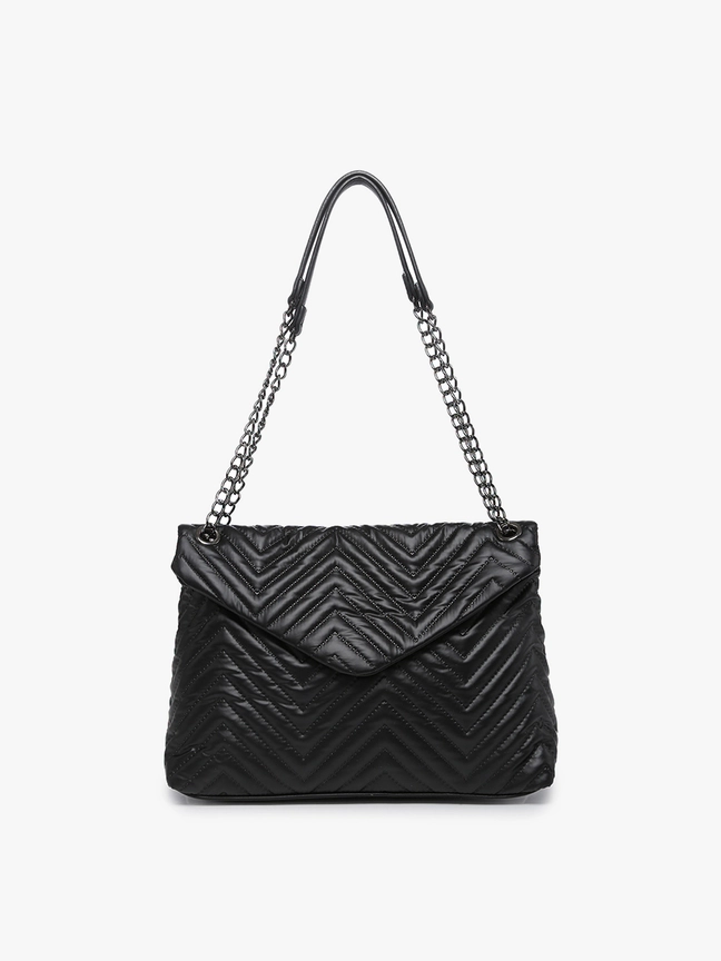 Stelle Puffer in Black