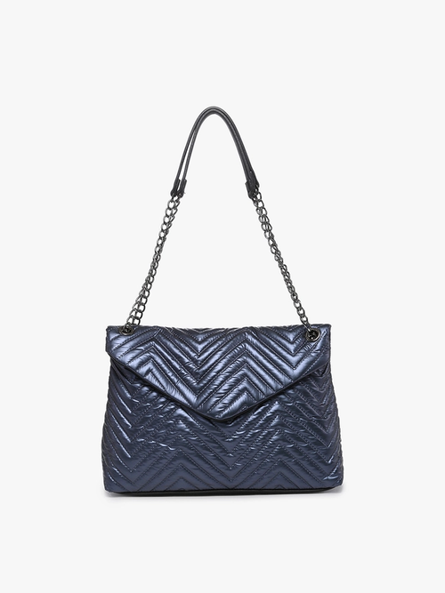 Stelle Puffer in Dark Blue