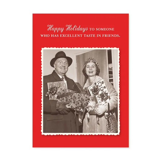 Excellent Taste Holiday Card