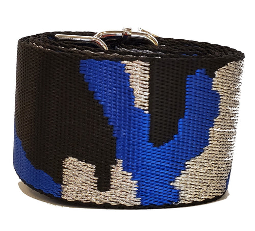 Mix & Match Bag Strap in Royal/Silver Camo