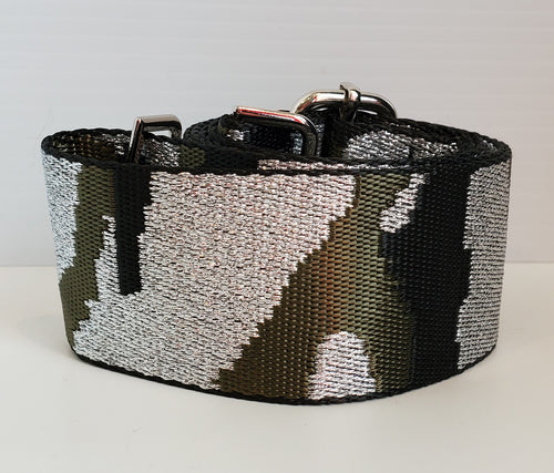 Mix & Match Bag Strap in Army/Silver Camo