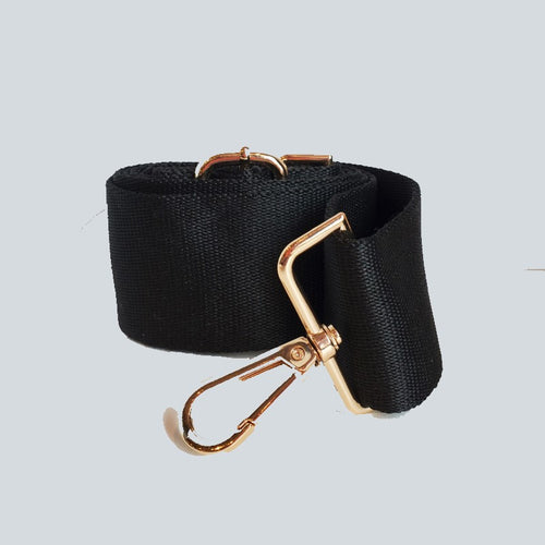 Mix & Match Bag Strap in Solid Black