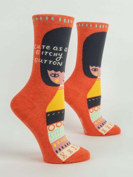 Bitchy Button Socks