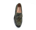 Lugg Lady Loafer in Green Camo