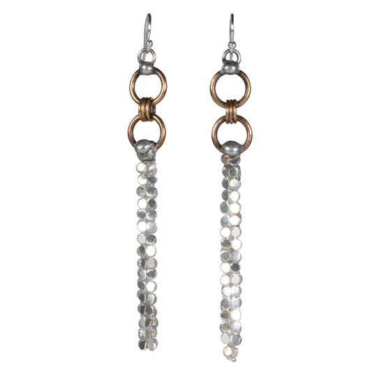 mesh brass silver