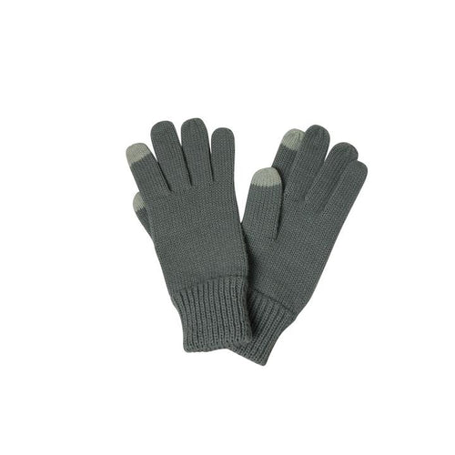 Basic Texting Gloves in Grey