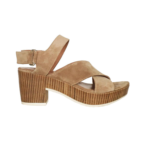 tan suede 18232 sandals