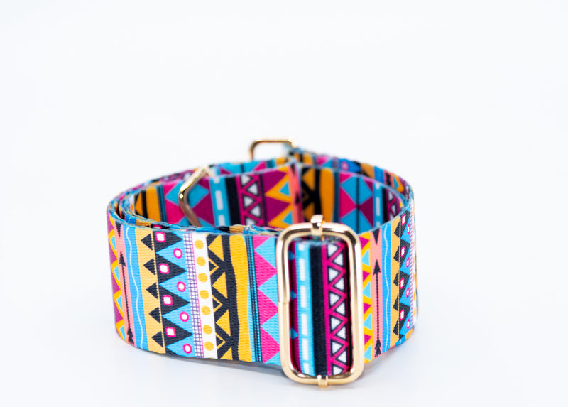 Mix & Match Bag Strap in Multi Aztec