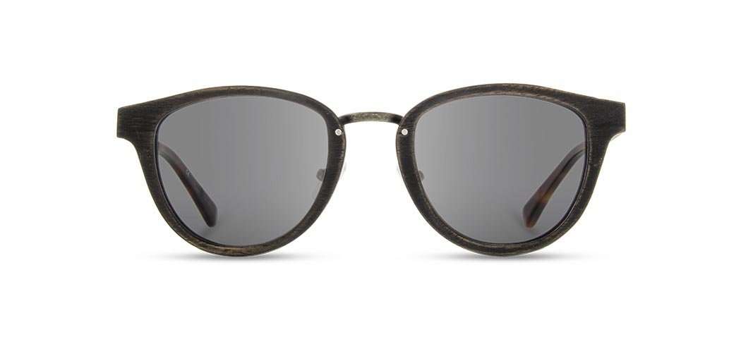 Ainsworth in Distressed Dark Walnut/Antique Brass/Grey (Polarized)