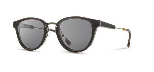 Ainsworth in Distressed Dark Walnut/Antique Brass/Grey (Polarized)