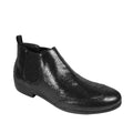 wingtip chelsea metallic booties homers