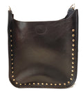 Mix & Match Messenger in Black/Gold Studs