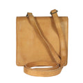 flat small compact travel leather bag crossbody