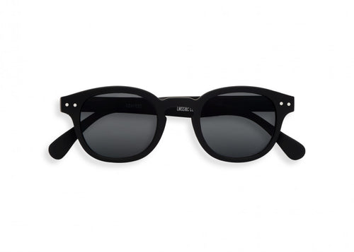 #C Shape Sunglasses in Black