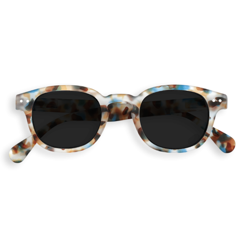 #C Shape Sunglasses in Blue Tortoise