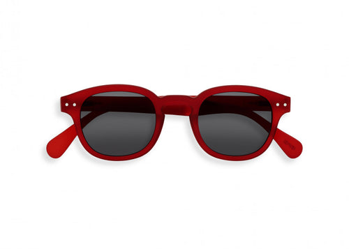 #C Shape Sunglasses in Red