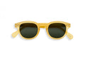 #C Shape Sunglasses in Yellow Honey