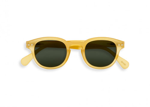 #C Shape Sunglasses in Yellow Honey