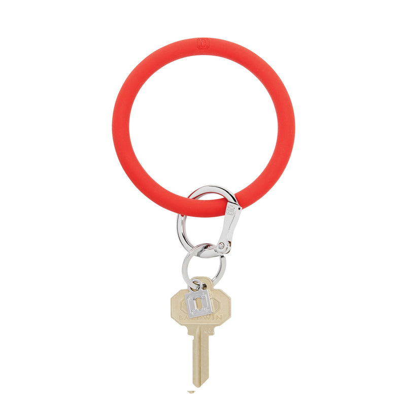 Big O Silicone Key Ring in Cherry on Top