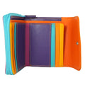 colorful rainbow wallet